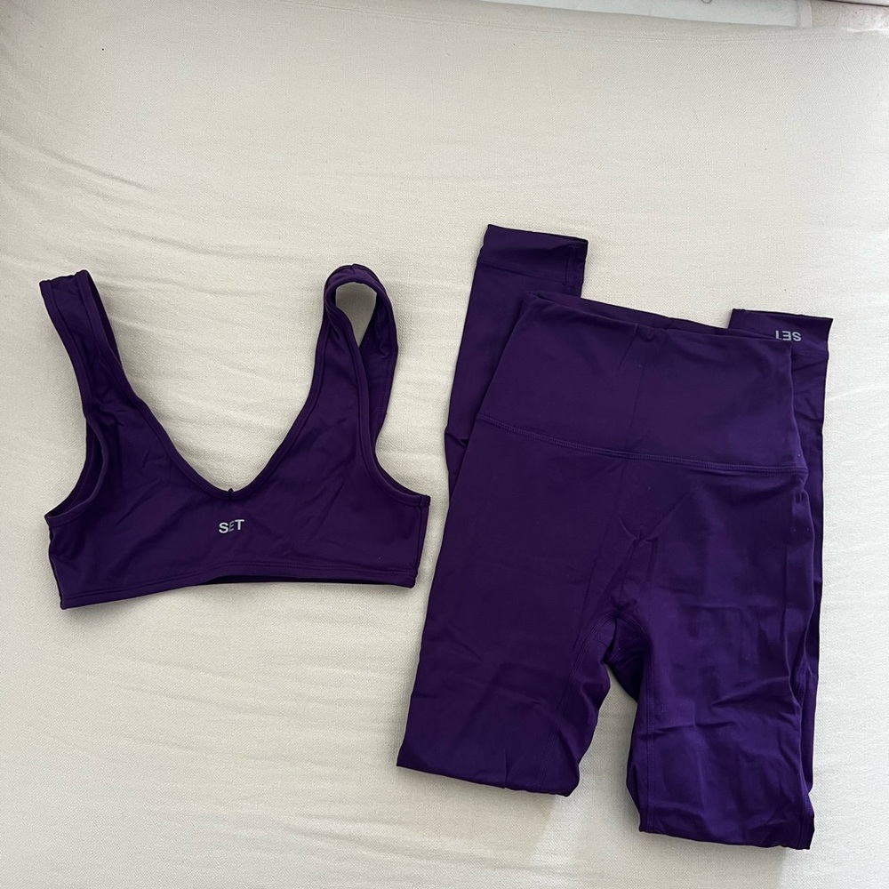 Purple Sport Body Set Active Set 💕 Size XS